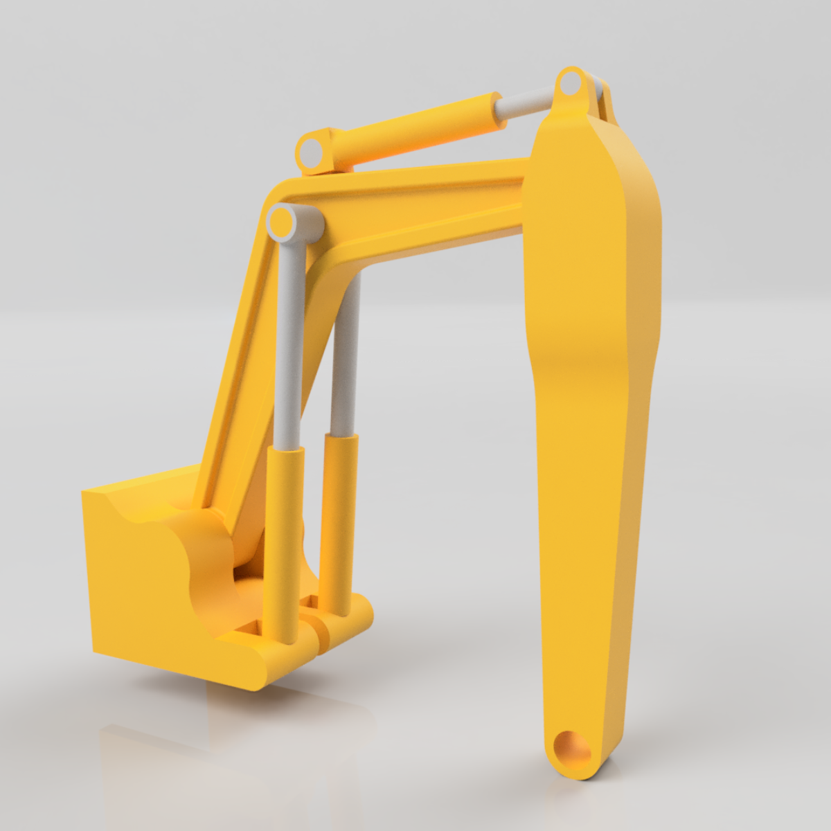 Bagger Arm CAD Model