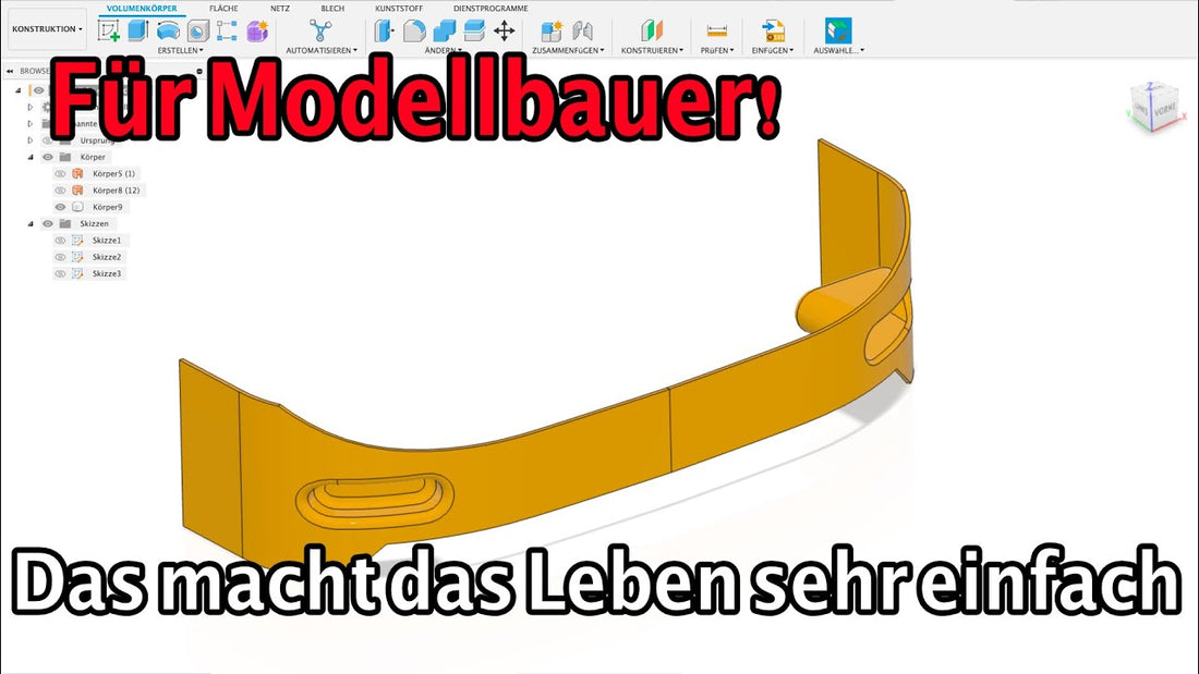 Erstellen komplexer Strukturen in Fusion 360: Ein Schritt-für-Schritt-Leitfaden