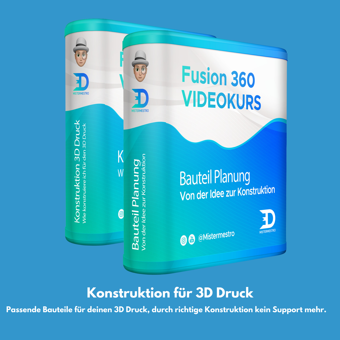 Videokurs : Wie konstruiere ich für den 3D Druck UND Bauteil Planung als einen!