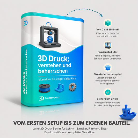3D Druck verstehen und beherrschen